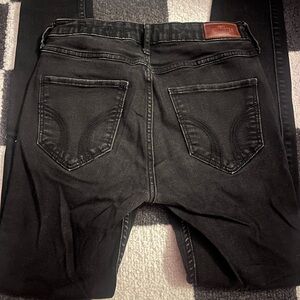 Hollister High-Rise Super Skinny Black Jeans